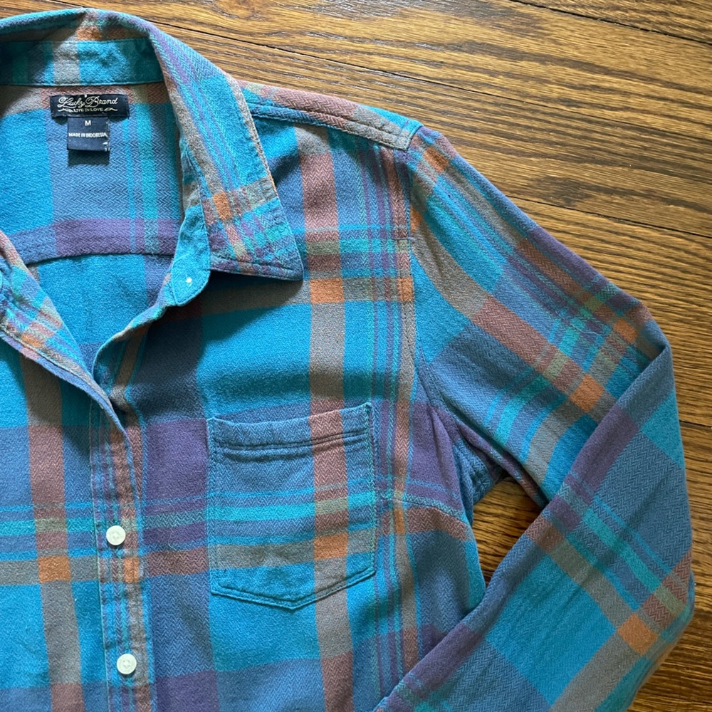 ▦ Lucky Plaid Button Down ▦